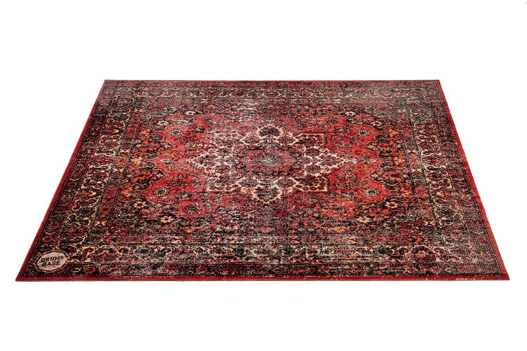 Drum N Base Vintage Persian Stage Rug Original Red 6' x 5.25'