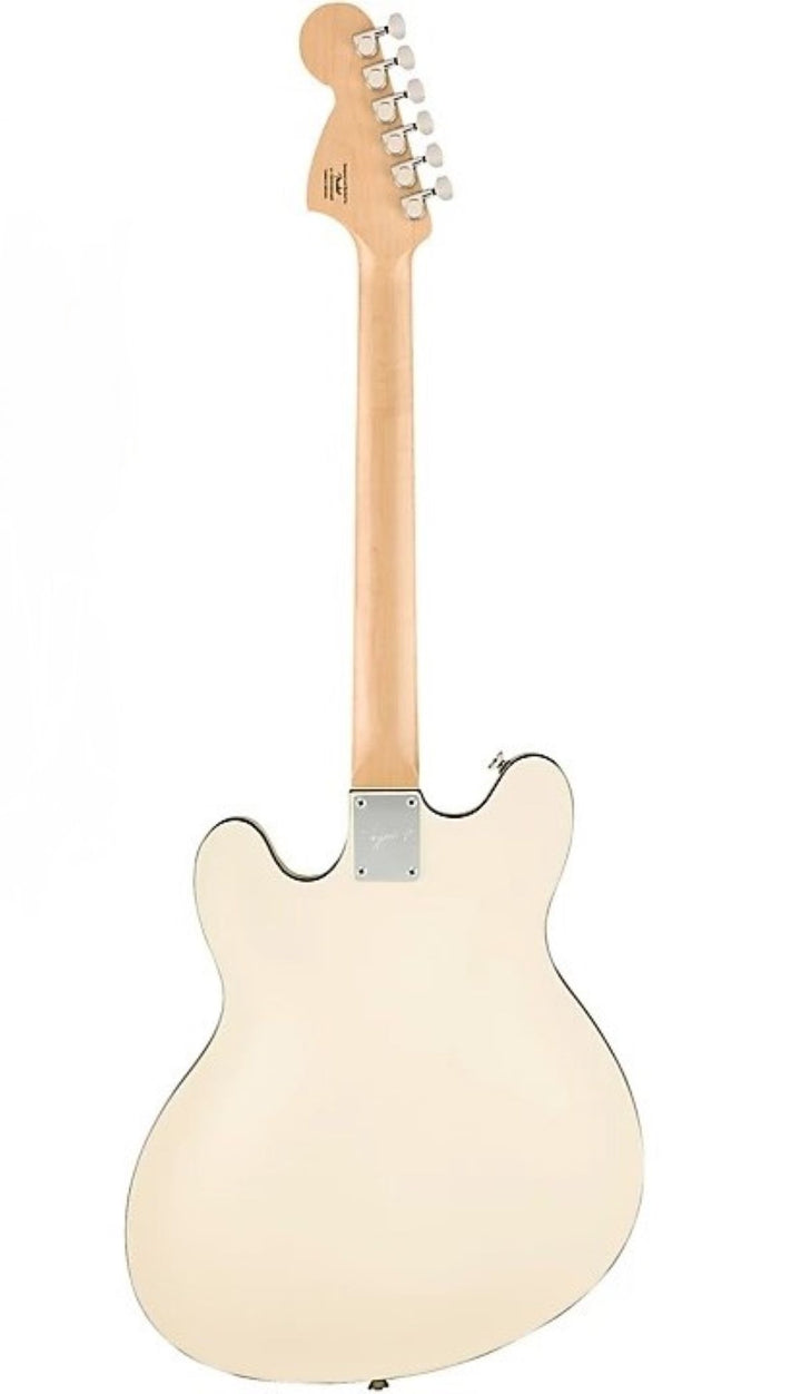 Squier Affinity Starcaster Deluxe Semi-Hollowbody Electric Guitar - Olympic White