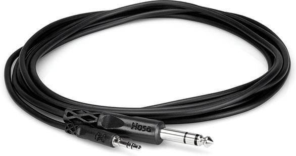 Hosa CMS110 3.5mm (Stereo) - 1/4\" (Male Stereo) Cable 10'