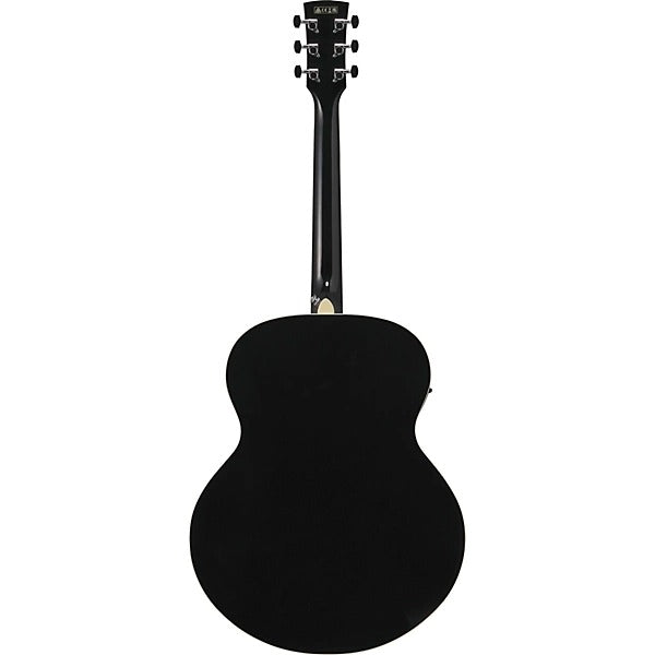 Ibanez AJ70M1EBK Jumbo Acoustic Electric Guitar - Black High Gloss