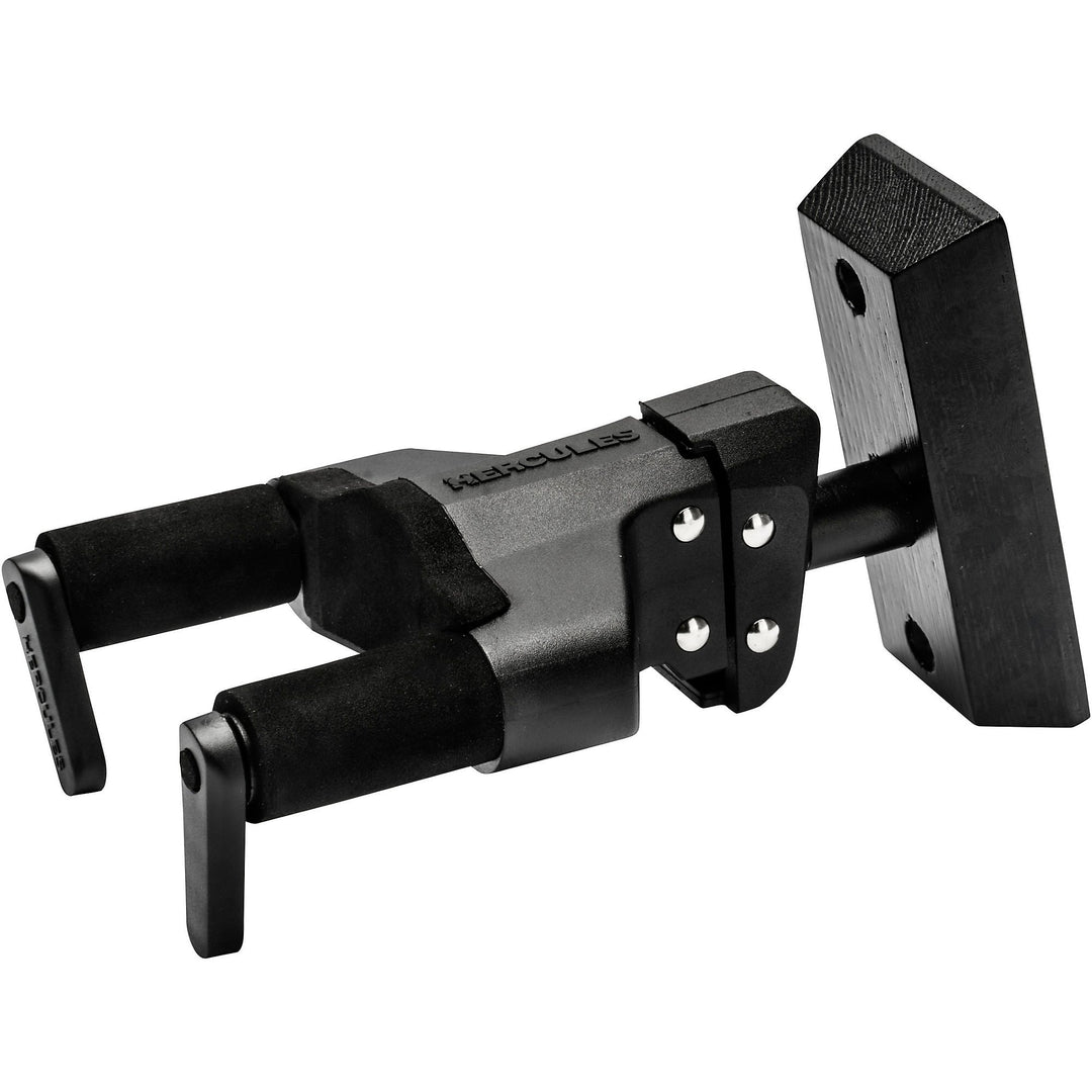 Hercules GSP38WBBKPLUS Black ABS Wall Mount Guitar Hanger with Auto Grip System 3