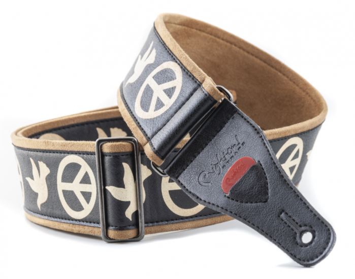 RightOn! Legend Peace & Doves Strap in Black