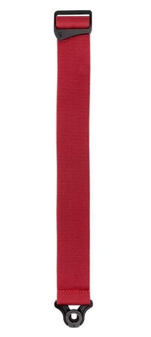 D'Addario PWSAL401 Poly Pro Auto Lock Strap (Red)