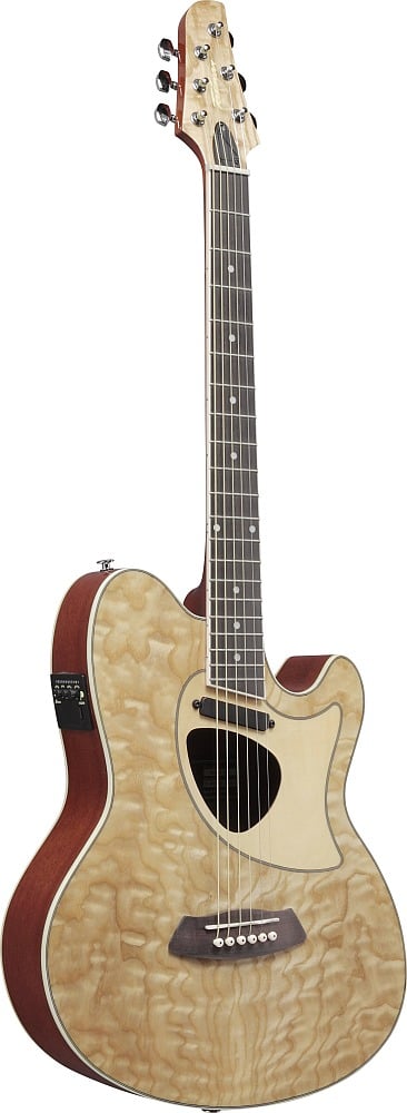 Ibanez Talman TCM50NT Acoustic-Electric Guitar - Natural High Gloss 9