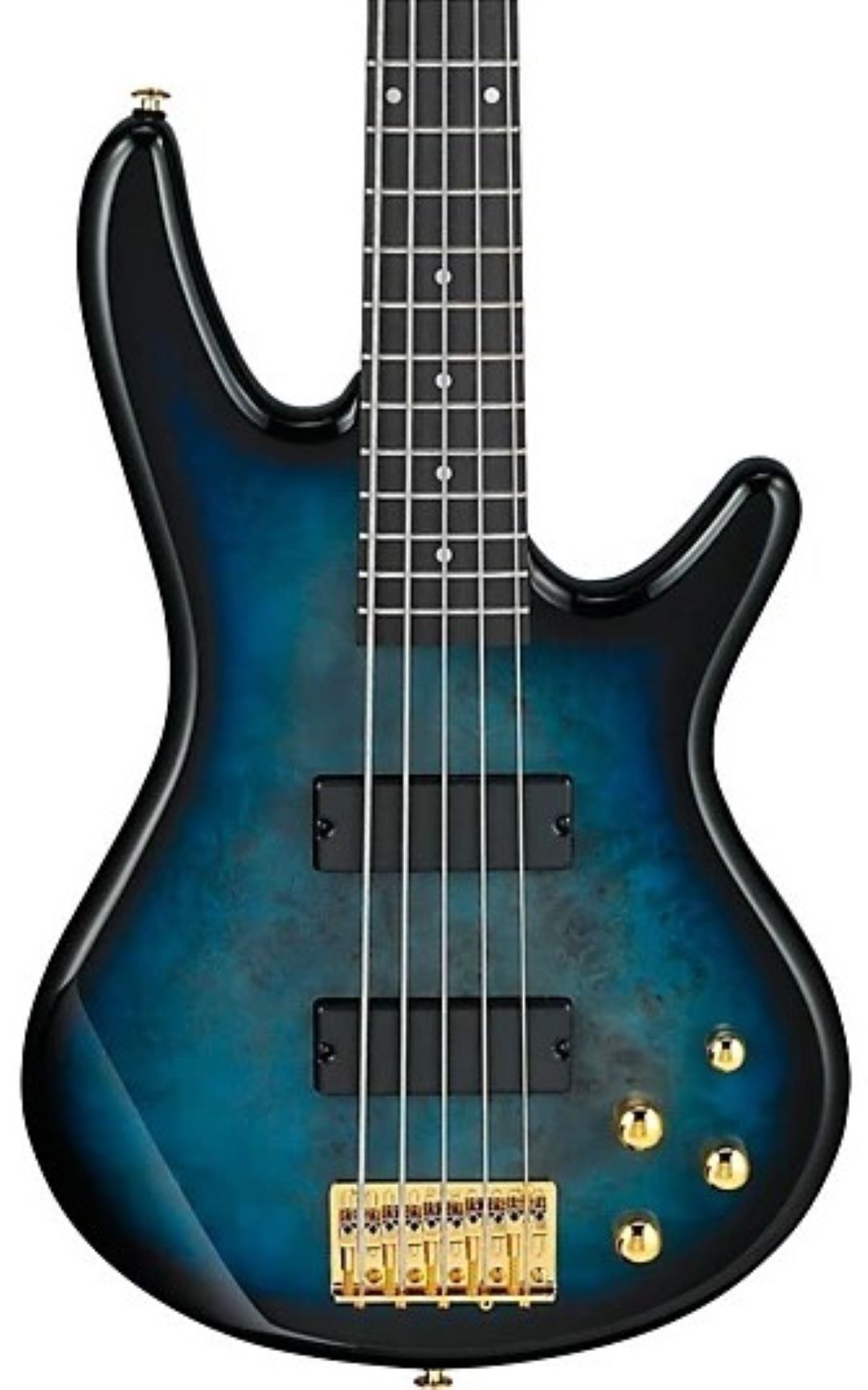 Ibanez Gio 5-String Electric Bass Guitar - Transparent Marine Burst