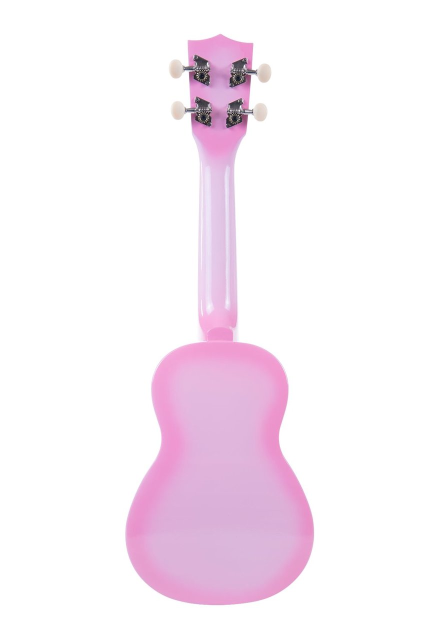 Kala Makala 'Dolphin' Soprano Ukulele - Pink Burst 2