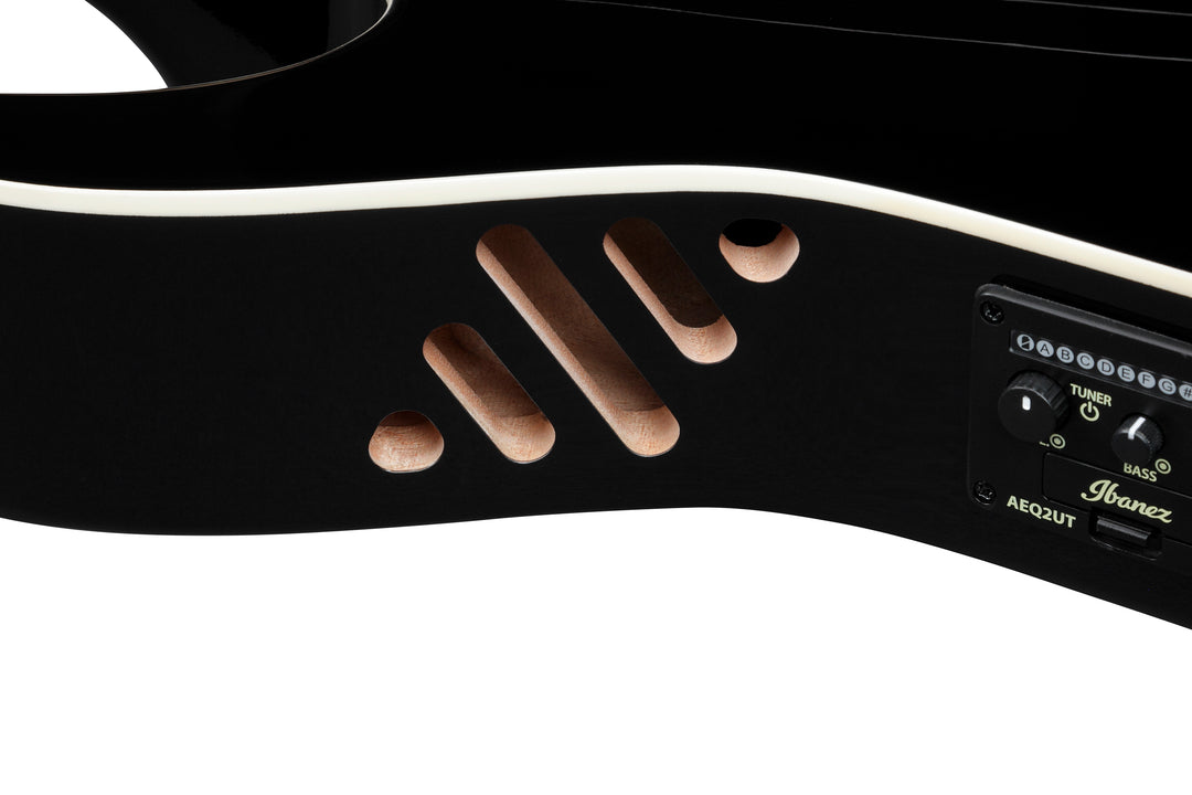 Ibanez URGT100BK Acoustic-Electric Tenor Ukulele - Black High Gloss