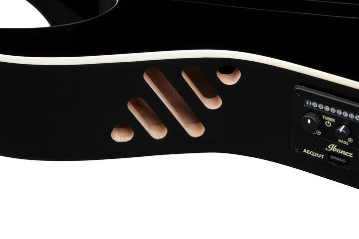 Ibanez URGT100BK Acoustic-Electric Tenor Ukulele - Black High Gloss