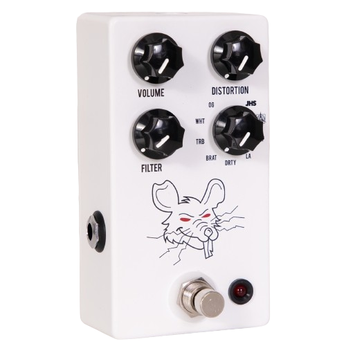 JHS PackRat Distortion Pedal - White 4