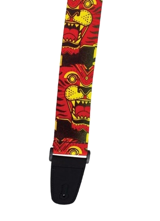 Henry Heller 2\" Artist Series Sublimation Guitar Strap - Tiger 3