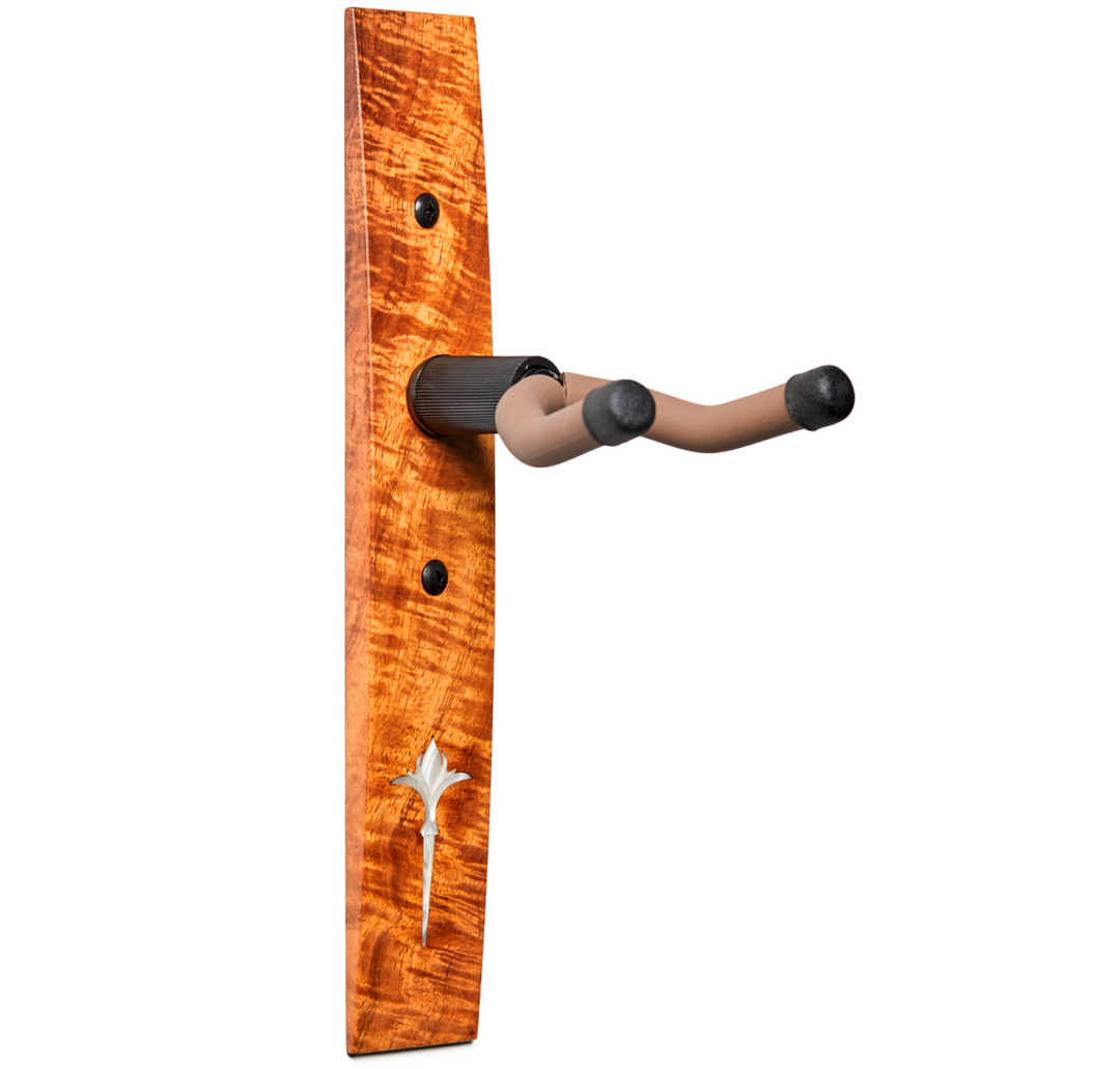 Taylor Exotic Wood Guitar Hanger - Koa with Italian Acrylic "Nouveau" Inlay