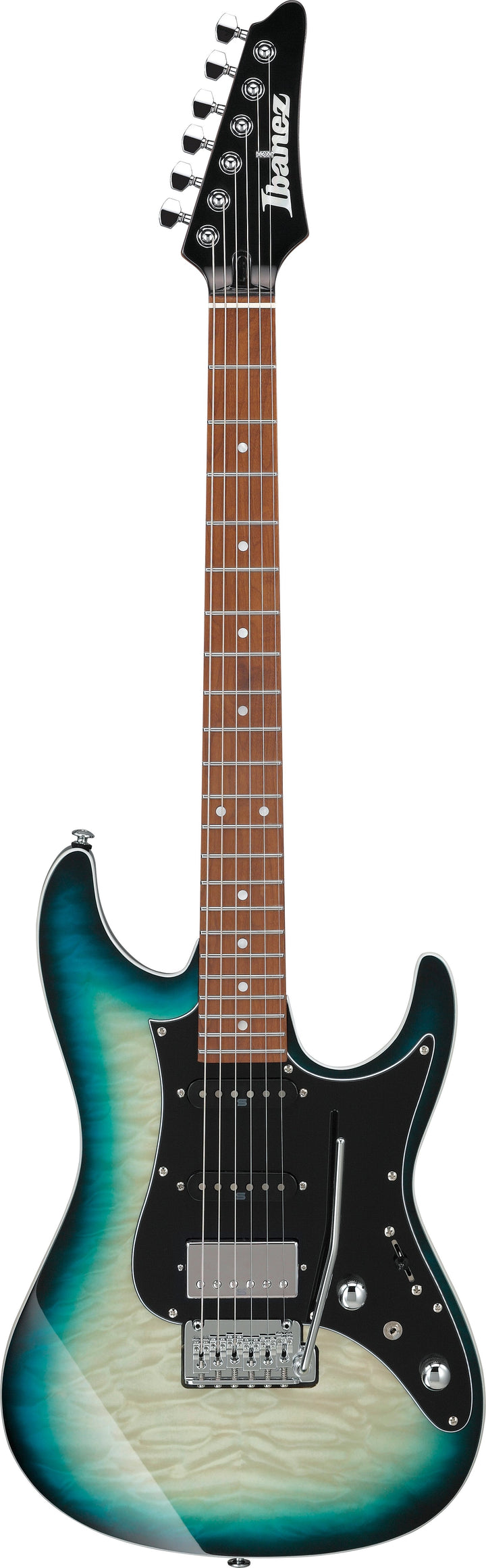 Ibanez AZ24P1QMDOB Premium Electric Guitar - Deep Ocean Blonde 9