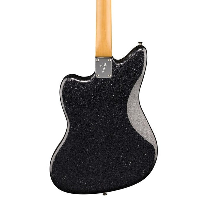 Fender 'Limited Edition' Gold Foil Jazzmaster Electric Guitar - Black Sparkle 4