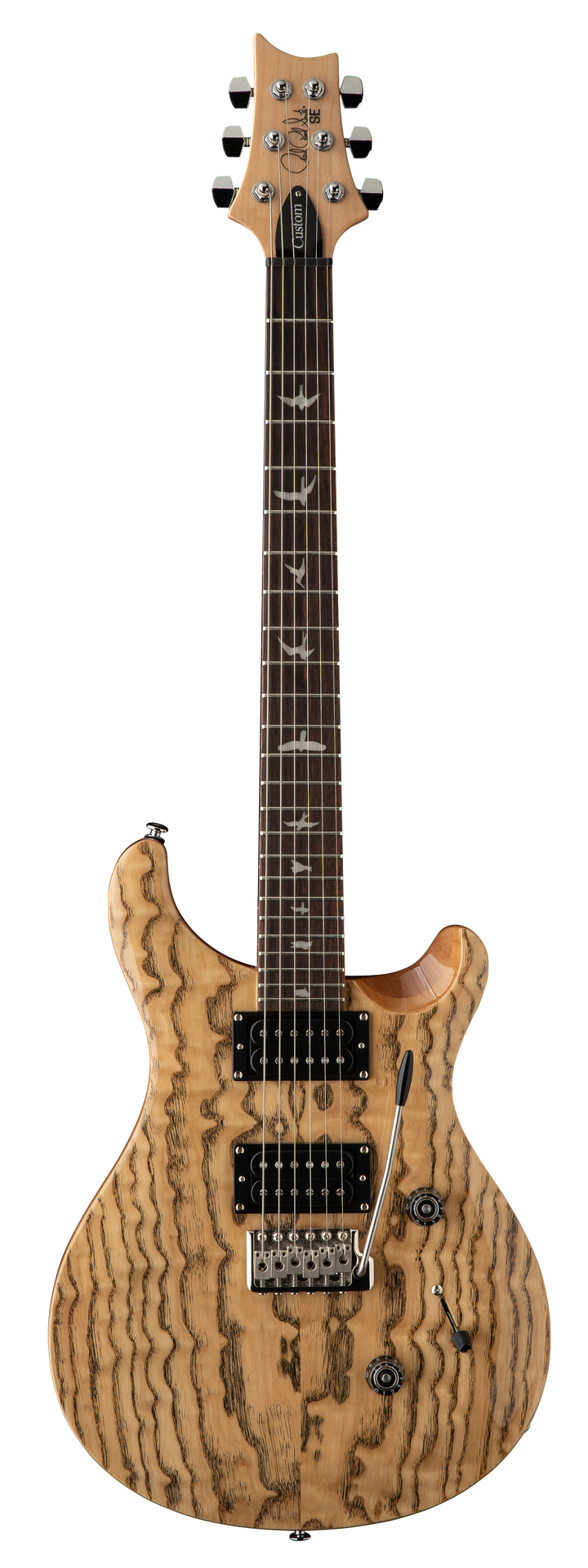 PRS 'Limited Edition' SE Custom 24 Burled Ash Electric Guitar - Natural 6