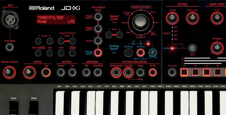 Roland JD-Xi Interactive Analog/Digital Crossover Synthesizer