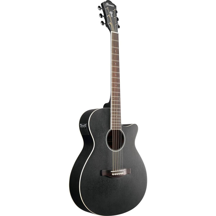 Ibanez AEG7MHWK Acoustic-Electric Guitar Weathered Black Open Pore 9