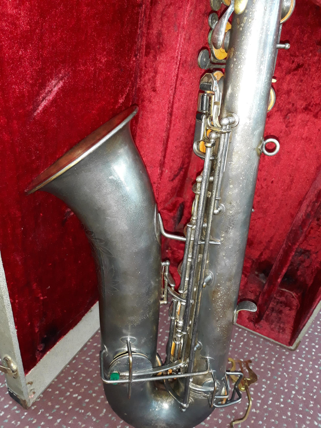 Used Dorn & Kirschner Bb Nickle-Plate Tenor Saxophone - With Original Case
