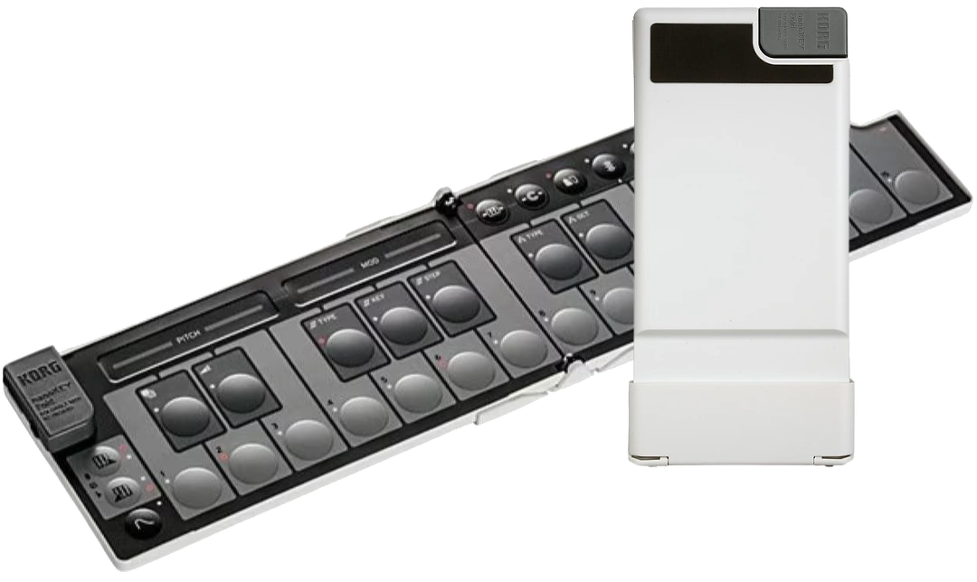 Korg nanoKEY Foldable MIDI Keyboard  - White