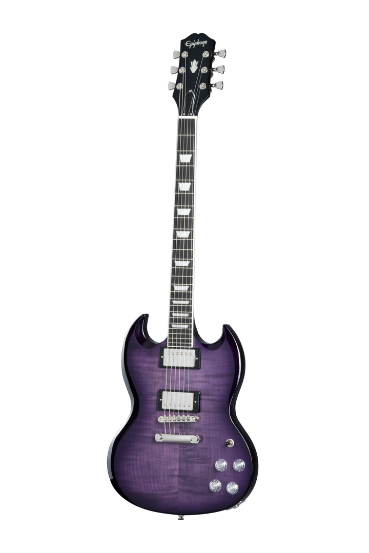 Epiphone SG Modern Figured Electric Guitar - Purple Burst 6