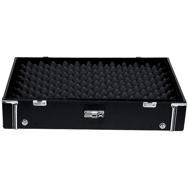 Gator Gig-Box Jr Pedal Board/Guitar Stand & Case - Black With Power Supply 5