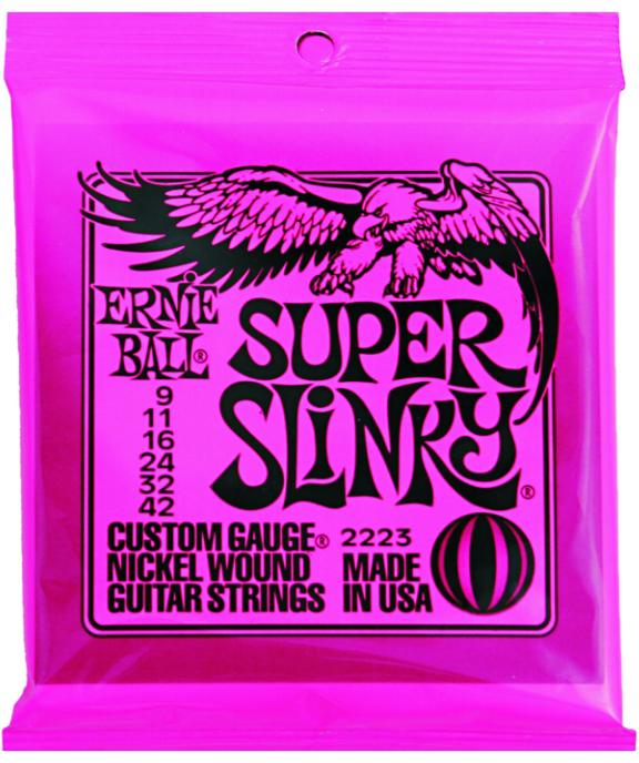 Ernie Ball 2223 Nickel Super Slinky Guitar Strings