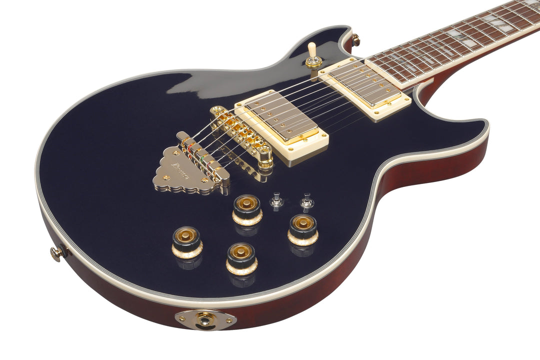 Ibanez AR320MBM Standard Hollow Body Electric Guitar - Midnight Black Metallic 4