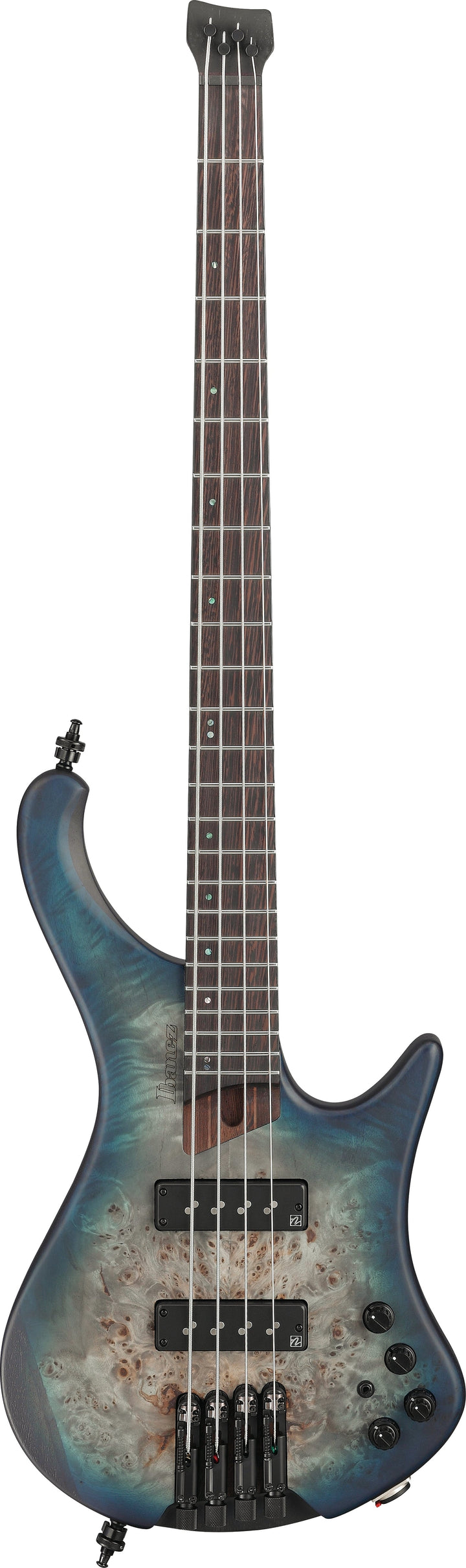 Ibanez EHB1500CTF Headless Bass Guitar - Cosmic Blue Starburst Flat 5