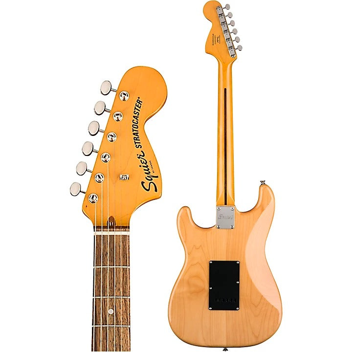 Squier Classic Vibe '70s Stratocaster Electric Guitar (Natural With Laurel Fretboard) - No Case 4