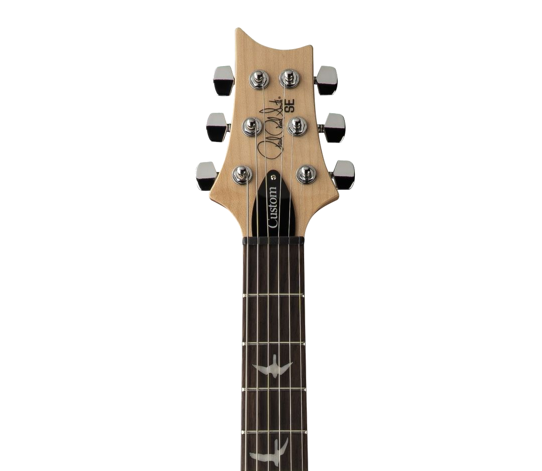 PRS 'Limited Edition' SE Custom 24 Burled Ash Electric Guitar - Lake Blue With Natural Back 4