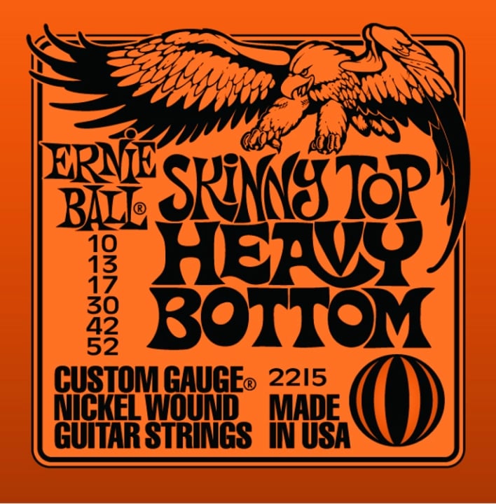 Ernie Ball 2215 Nickel Skinny Top/Heavy Bottom Electric Guitar Strings