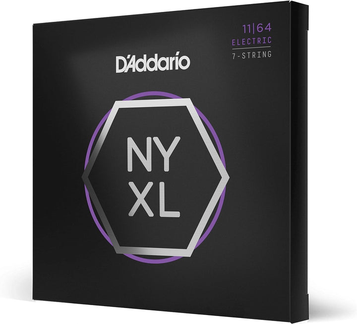 D'Addario NYXL1164 7-String Electric Guitar Strings - Medium (.11-.64)