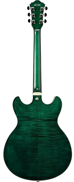Ibanez Artcore Expressionist AS93FM Semi-hollow Electric Guitar - Transparent Moss Green