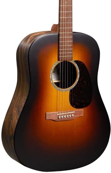 Martin D-X2E Dreadnought Acoustic Electric Guitar - Ziricote Sunburst