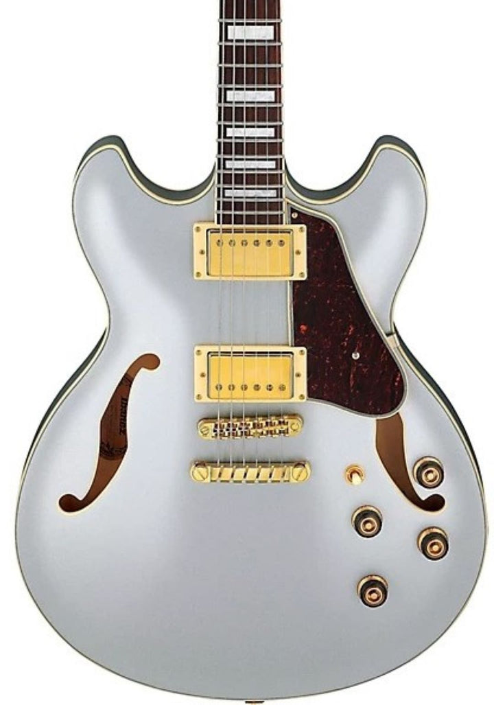 Ibanez Artcore AS73GMSF Semi Hollow Electric Guitar - Moonstone Silver Flat