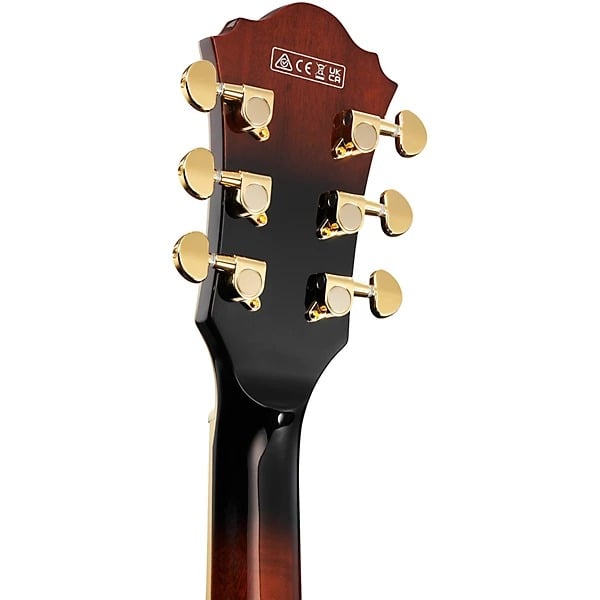 Ibanez Artcore Expressionist AS93QMSP Semi Hollow Electric Guitar - Dark Brown Sunburst 2