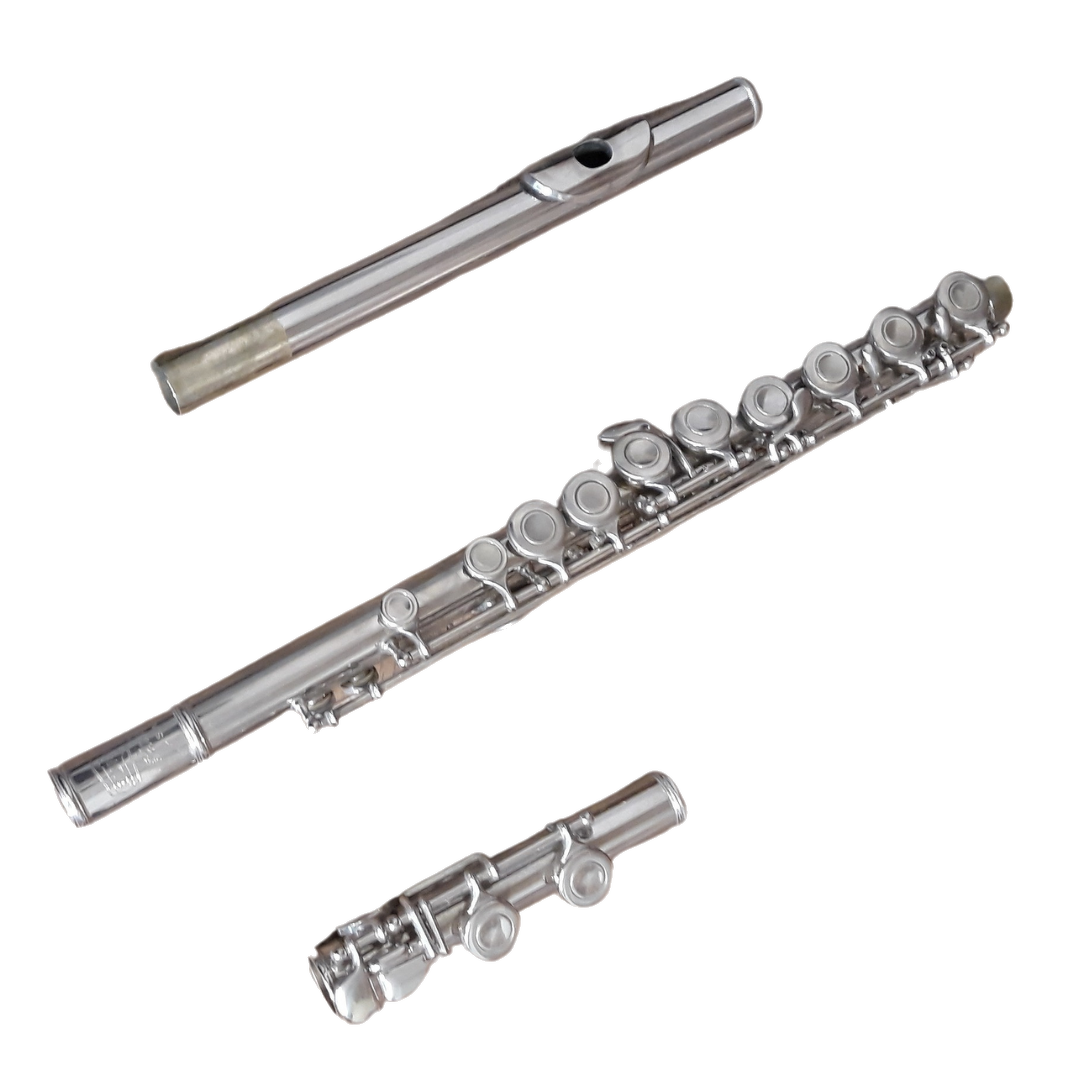 "AS-IS" Selmer Bundy "Repairman's Special" Nickel Plated C-Flute - With Case