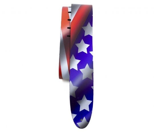 Perri 2.5" American Flag Leather Strap - (11044)