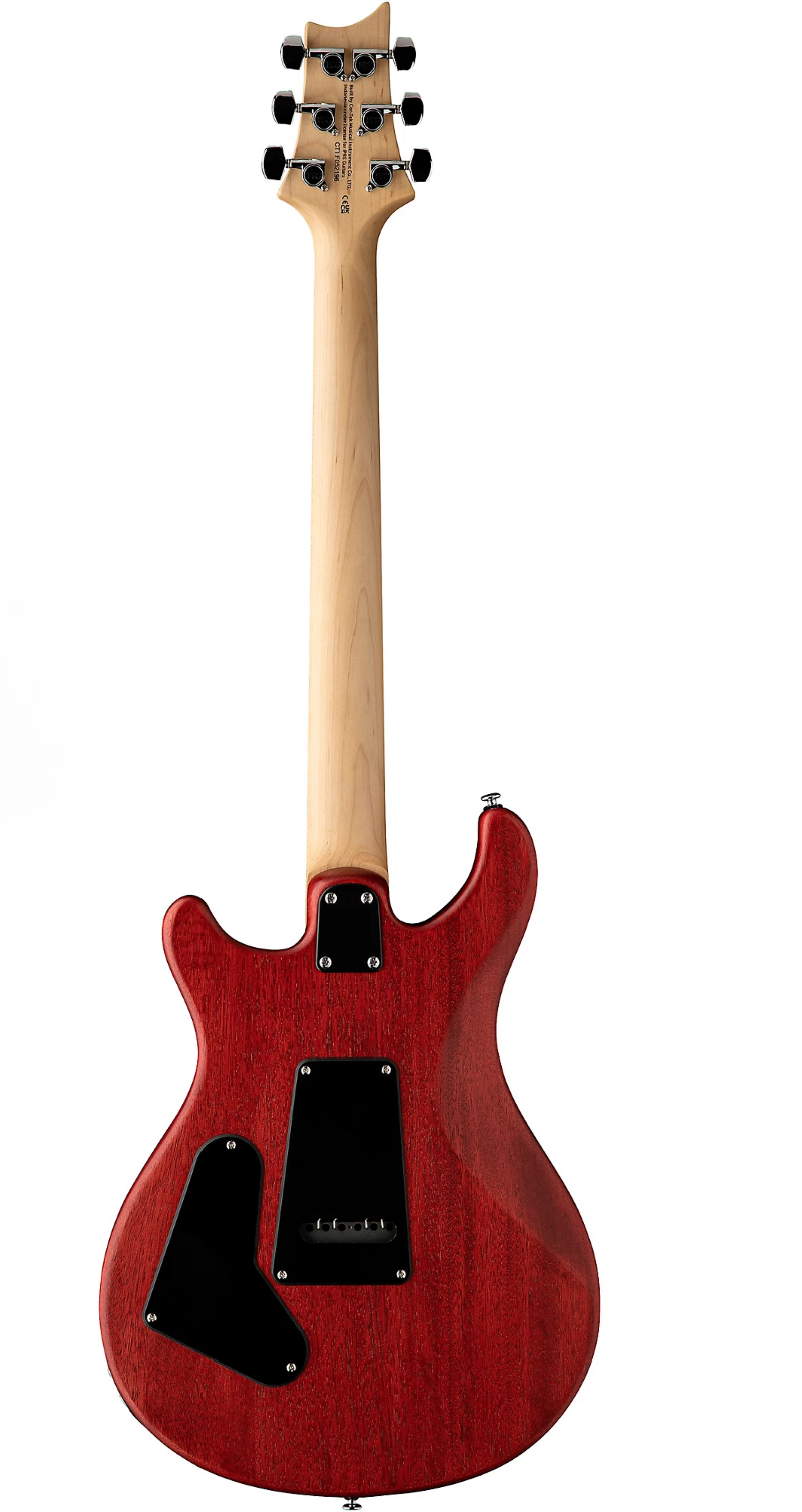 PRS SE CE 24 Standard Satin Electric Guitar - Vintage Cherry Satin 6