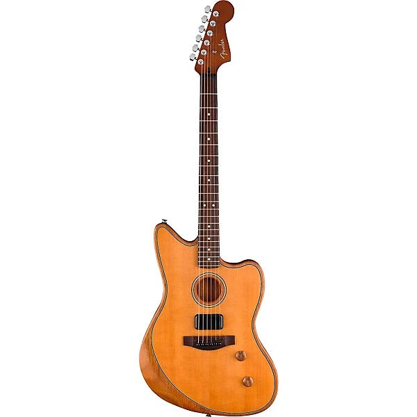 Fender Acoustasonic Standard Jazzmaster Acoustic Electric Guitar - Aged Natural
