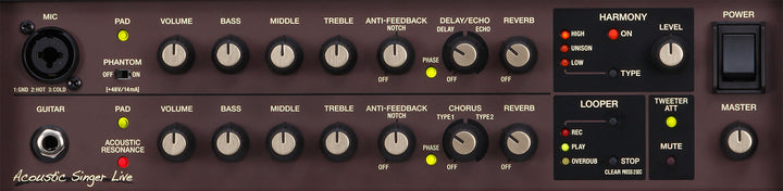 Boss ACS Live Boss Acoustic Singer 60-watt Amp with Looper, Harmony and Effects