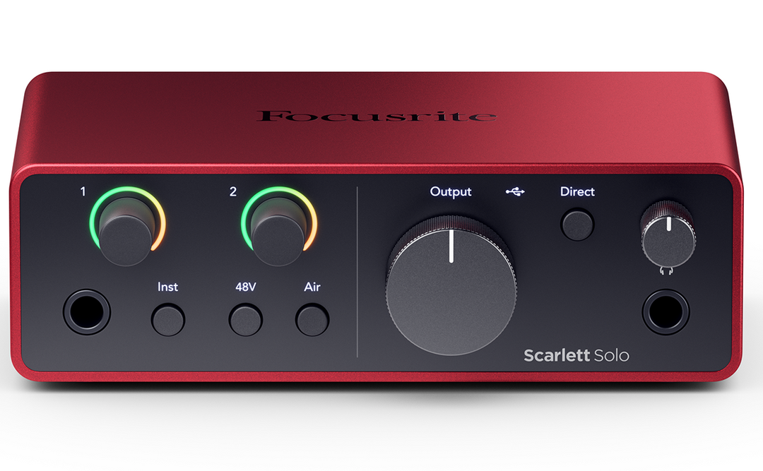 Focusrite Scarlett Solo Studio 4th Gen Recording Bundle
