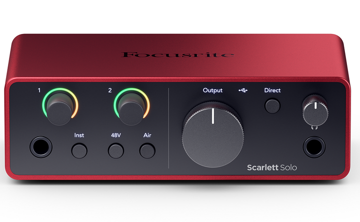Focusrite Scarlett Solo Studio 4th Gen Recording Bundle