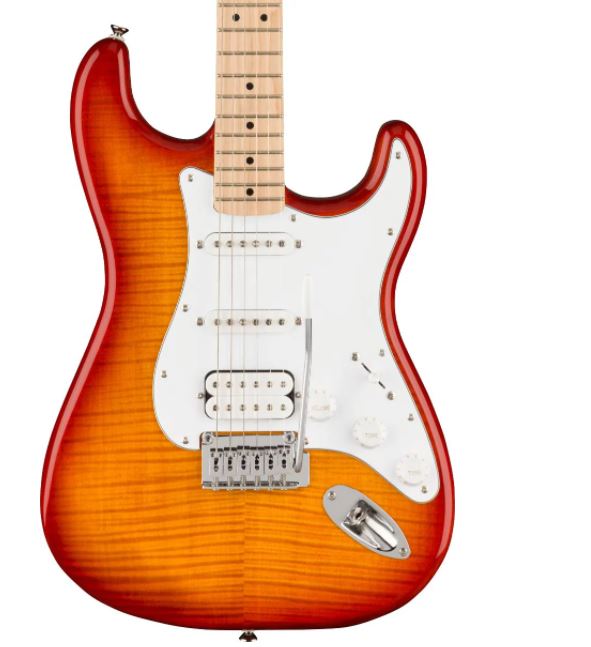 Squier Affinity FMT Stratocaster HSS Maple Neck (Sienna Sunburst) - No Case