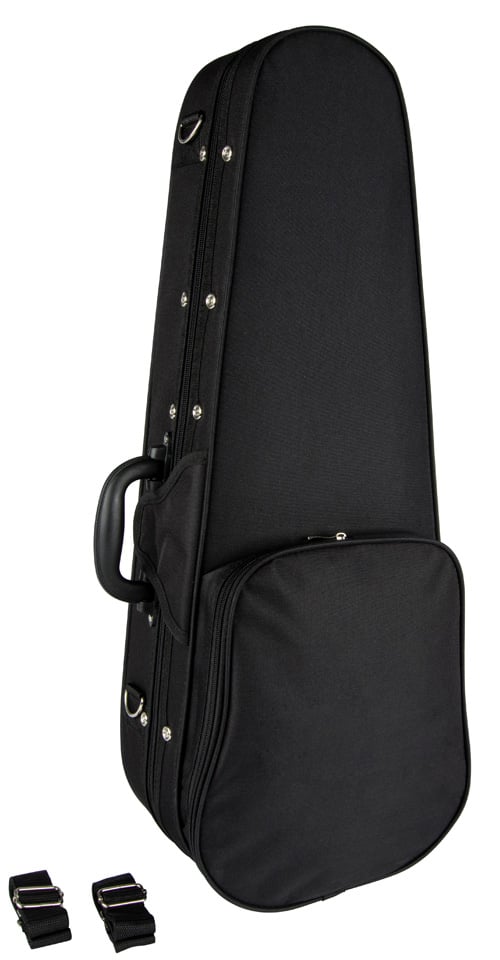 Lanikai QM-RDCEC Quilt Maple Acoustic-Electric Concert Ukulele with Soft Case (Red Stain) 5