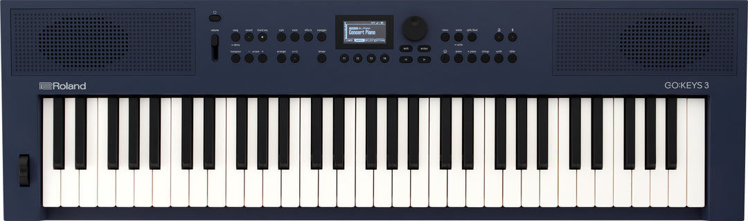 Roland GO:KEYS 3-MU Music Creation Keyboard - Midnight Blue