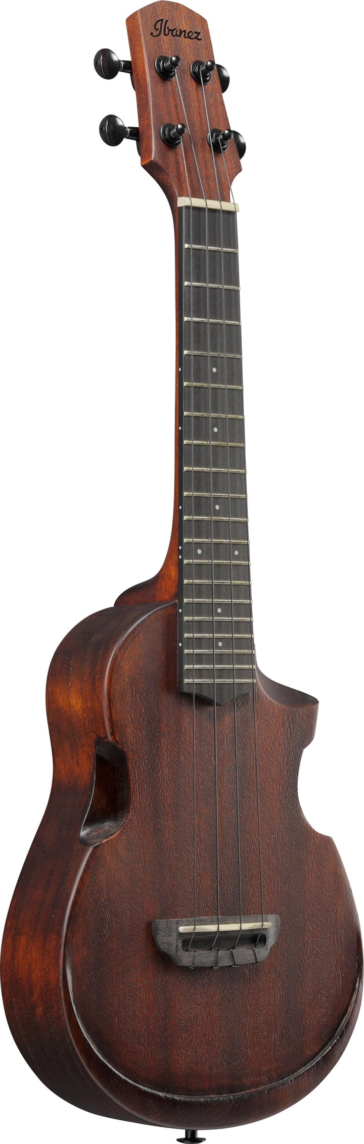 Ibanez AUC14OVL Concert Ukulele - Open Pore Violin Sunburst 6