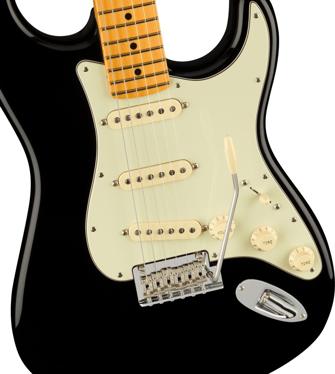 Fender American Professional II Stratocaster with Case (Maple/Black) 6