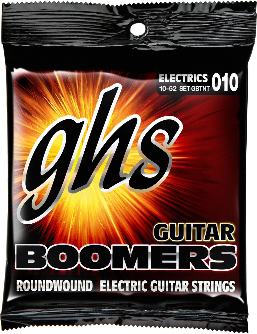 GHS GBTNT Boomers Electric Guitar Strings 10-52