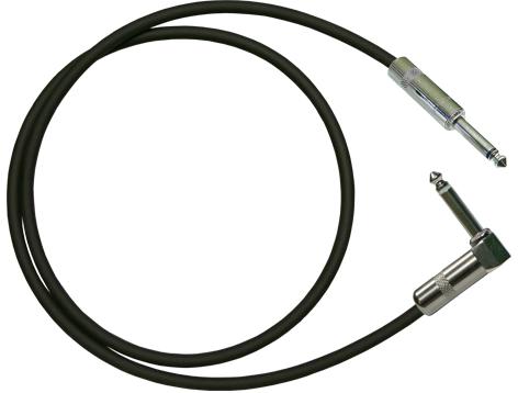 RapcoHorizon Instrument Cable - G1-3PR - Straight 1/4 to Right Angle 1/4 Guitar Cable, 3 foot