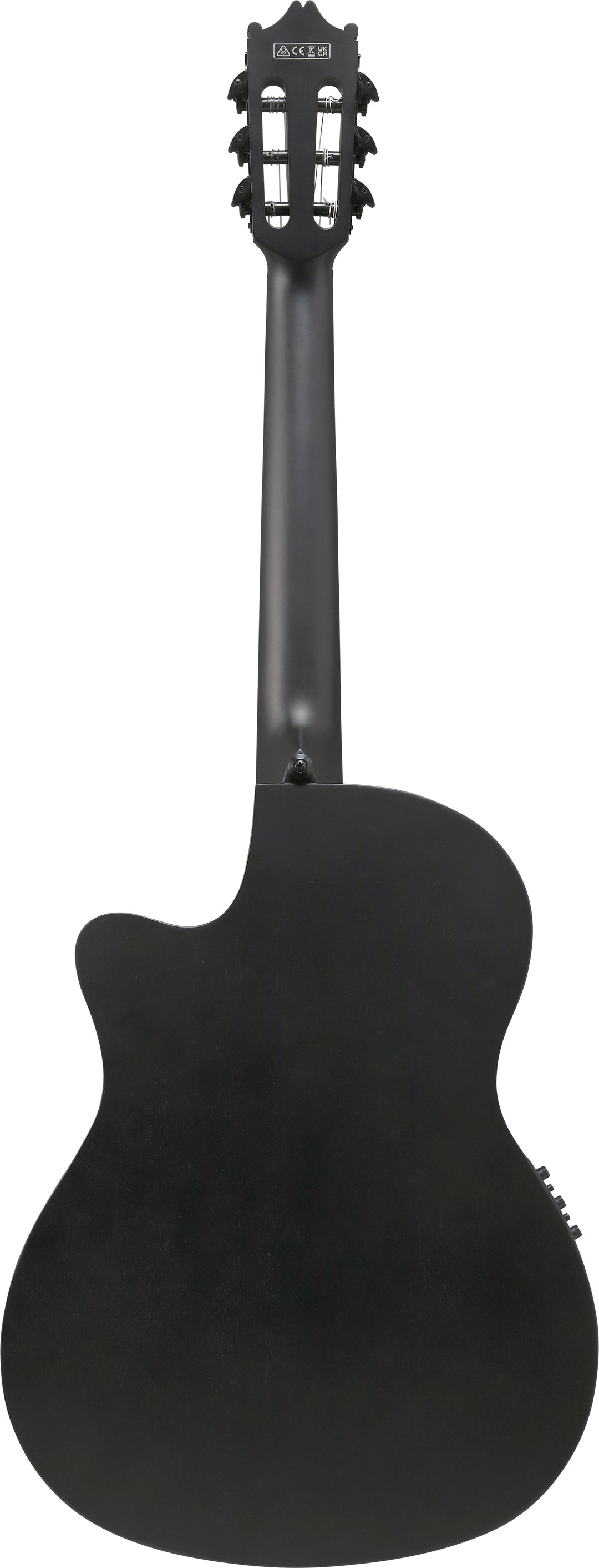 Ibanez GA621BOT Classical Acoustic Electric Guitar - Black Out 7